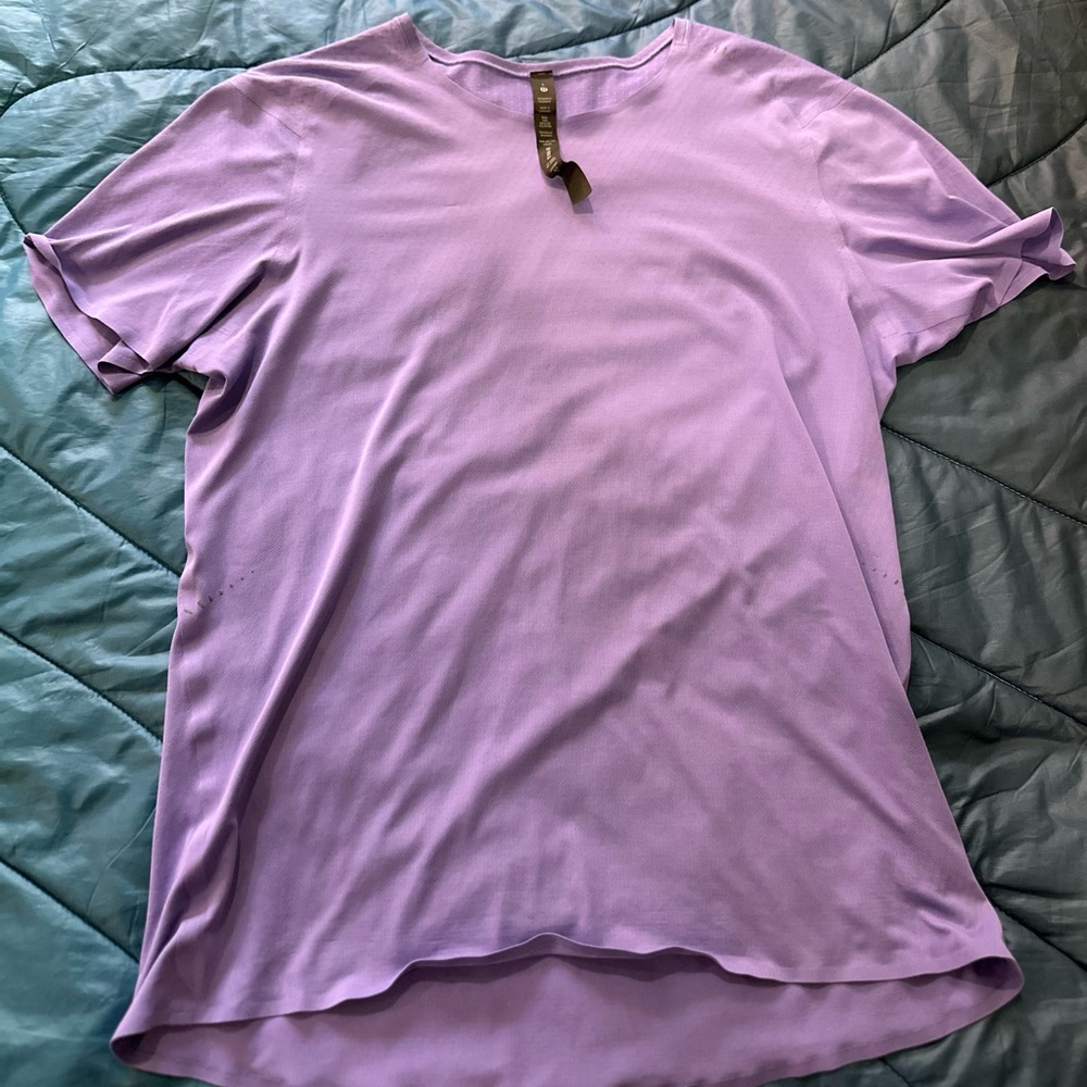 Lululemon fast and free Purple running shirt